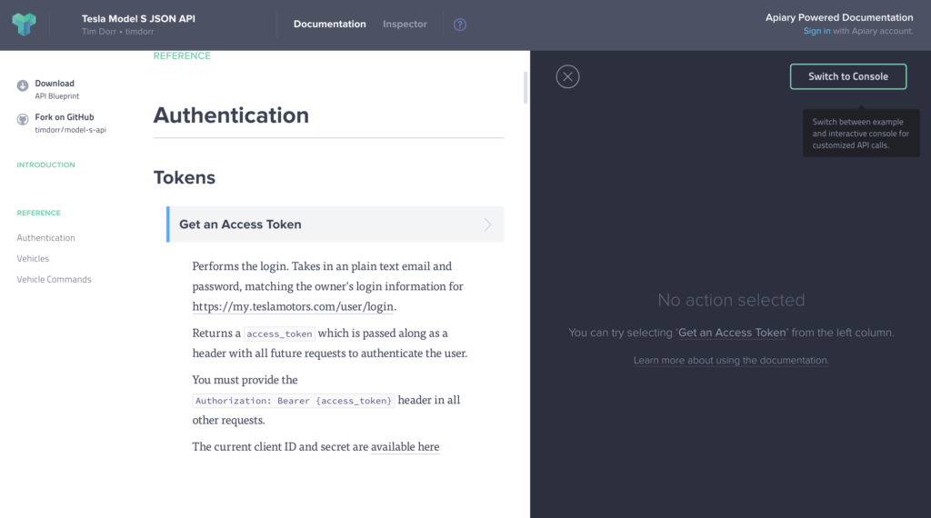 How to write technical documentation for apis