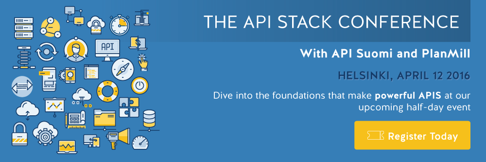 Attend the API Stack Conference in Helsinki