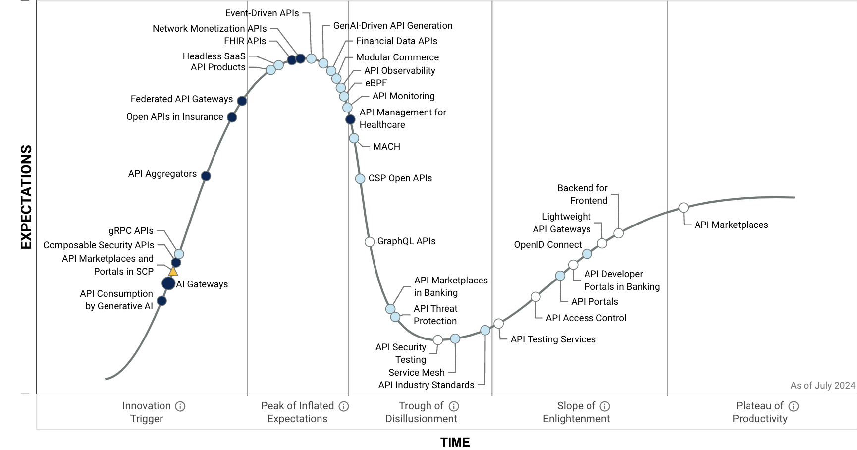 Gartner API Hype Cycle 2024