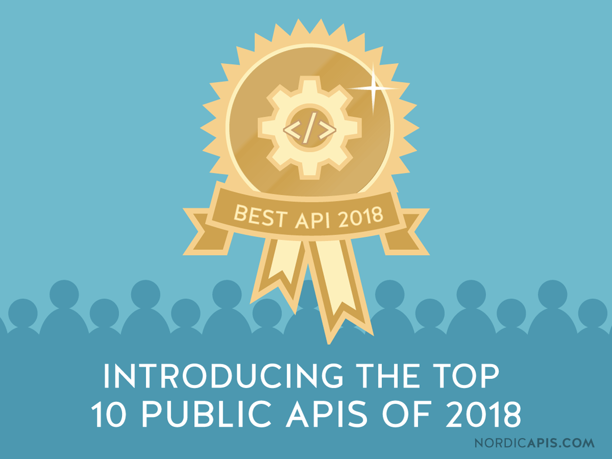 Introducing The Top 10 Public APIs of 2018 | Nordic APIs