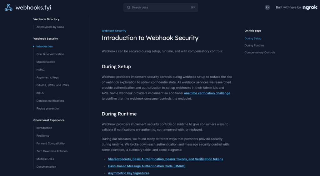 Webhooks fyi introduction to security